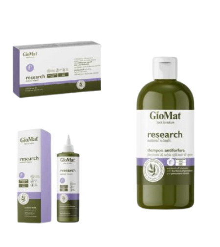 Anti-dandruff therapy set