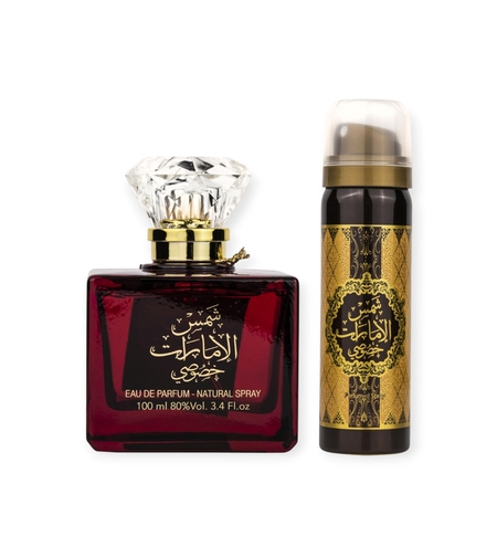 Ard Al Zaafaran Shams Al Emarat Khususi EDP 100+150 Deo
