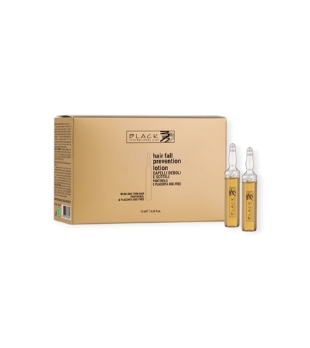 Black ampoules for hair anti-hair loss