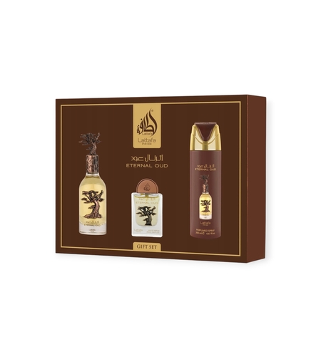 Lattafa Pride Eternal Oud EDP 100 Uni+200 Deo+EDP 20