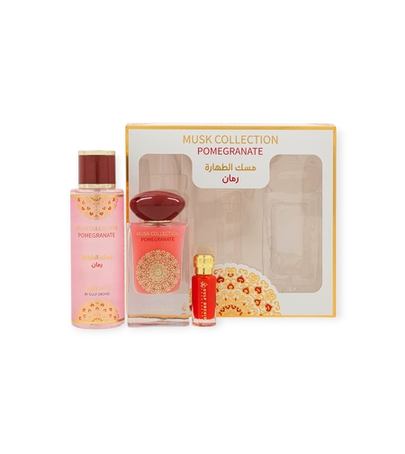 Gulf Orchid Pomegrante EDP 60 W+12 Parfume Oil+250 Body Mist