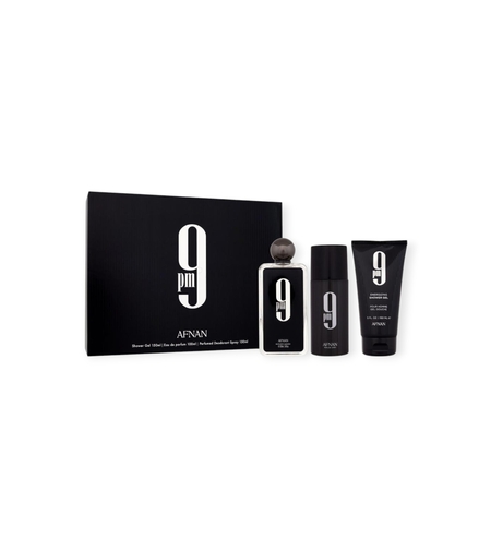 Afnan 9 Pm Pour Homme EDP 100 M+150 S.G+150 Deo