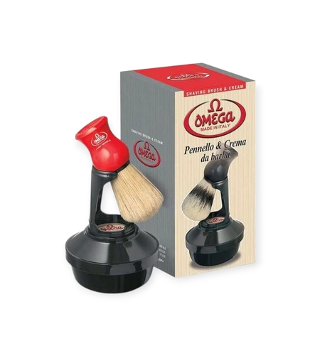 Omega set soap +brush 46065