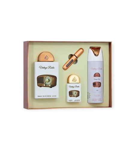 Lattafa Pride Vintage Radio EDP 100 Uni + 200 Deo + EDP 20 ml