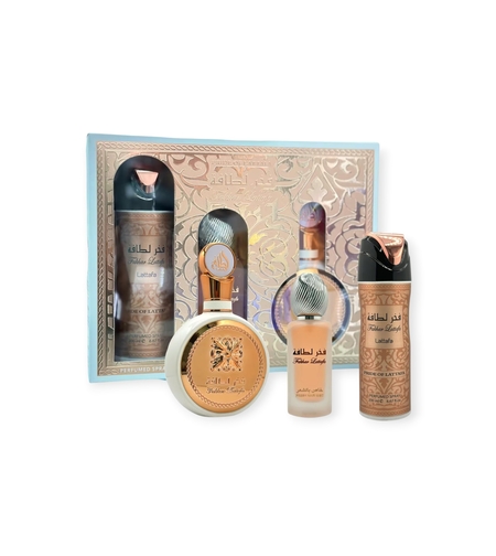 Lattafa Fakhar Femme EDP 100 W+200 Deo+300 air freshener