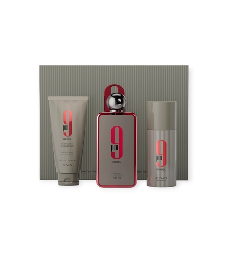 Afnan 9 pm Rebel EDP 100 + S.G 150 + Deo 150 M