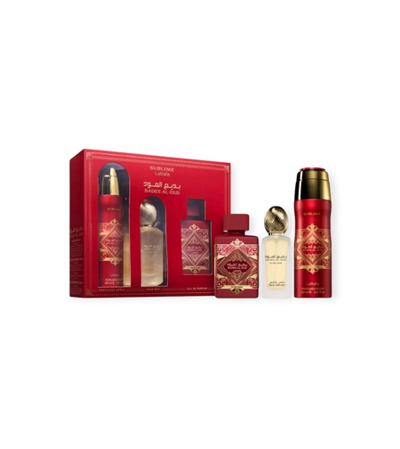 Lattafa Badee al Oud Sublime EDP 100 + 50 Hair Mist+EDP 12