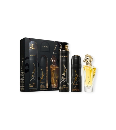 Lattafa Maahir EDP 100 Uni+200 Deo+300 air freshener