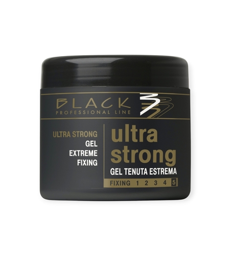 Black Ultra Strong Hair Gel 500 ml