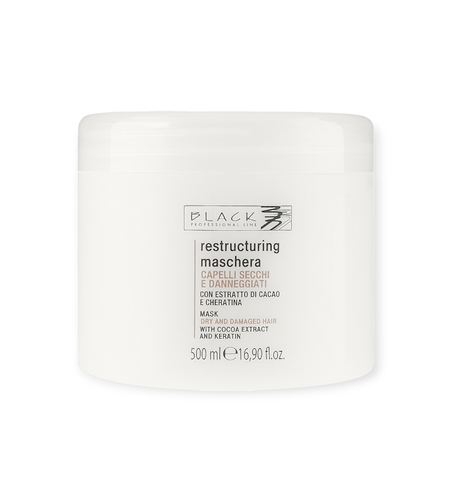 Black mask Chocolate and Keratin 500 ml
