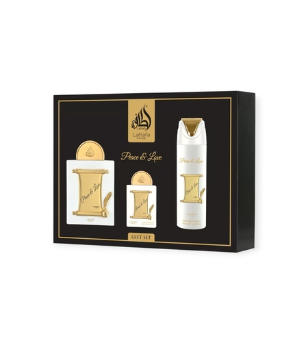 Lattafa Pride Peace Love EDP 100 W+20 EDP+200 Deo