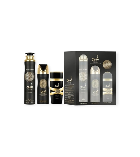 Lattafa Asad EDP 100+200 Deo+300 air freshener