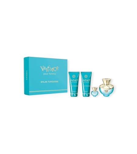 Versace Dylan Blue Turquoise EDT 100 W+100 S.G+100 B.L+5