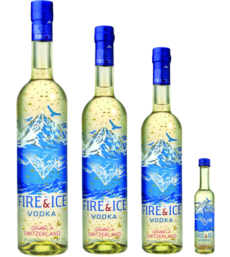 Vodka FIRE & ICE Gold Premium 1 L