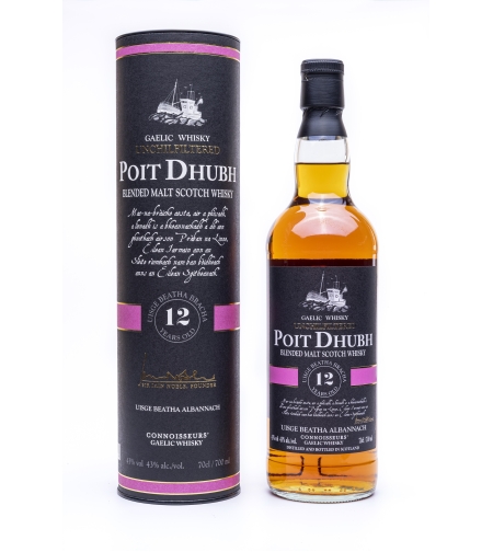 Wiskey Poit Dhubh 12 y. 43% 0.7 L