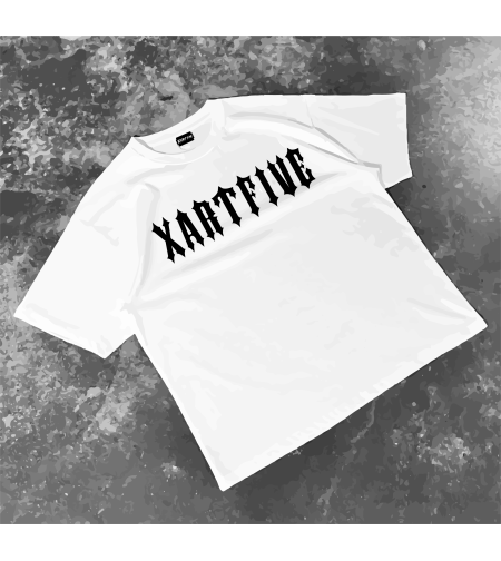 XARTFIVE Gothic Logo white  ( Unisex)