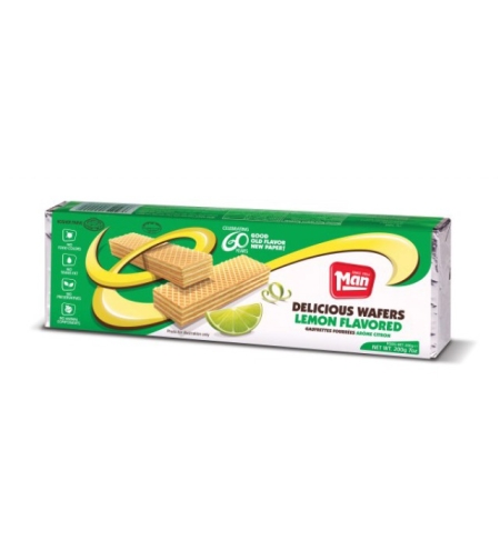 Lemon flavored wafers