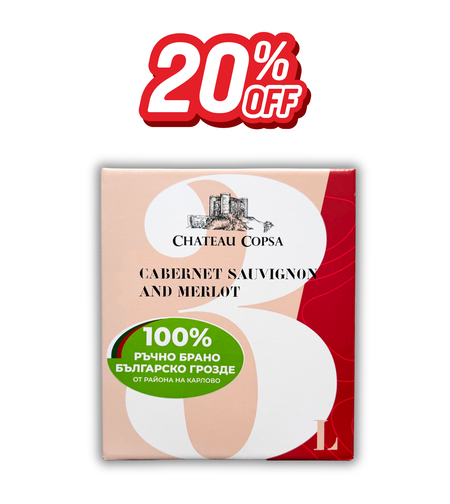 Bag in Box 3L- Каберне Совиньон и Мерло