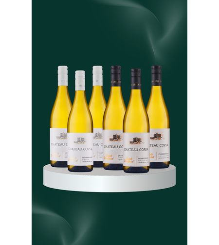 BOX Шато Копса Совиньон Блан и Шардоне Сингъл Винярд
