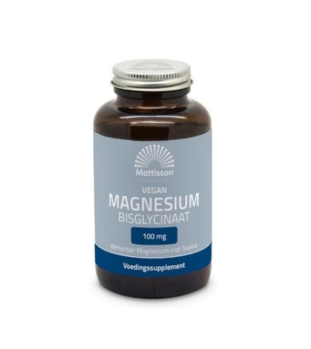 Магнезий бисглицинат 100 мг x 90 таблетки, Mattisson Healthstyle