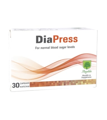 DiaPress / Диапрес за нормални нива на кръвната захар х 30 капсули Magnalabs