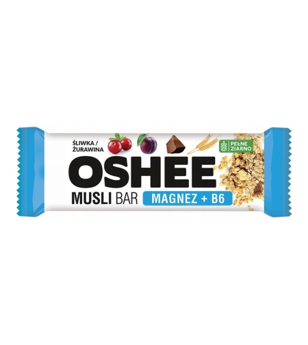 Мюсли бар с Плодове, Витамини и Магнезий, 40 г, Oshee