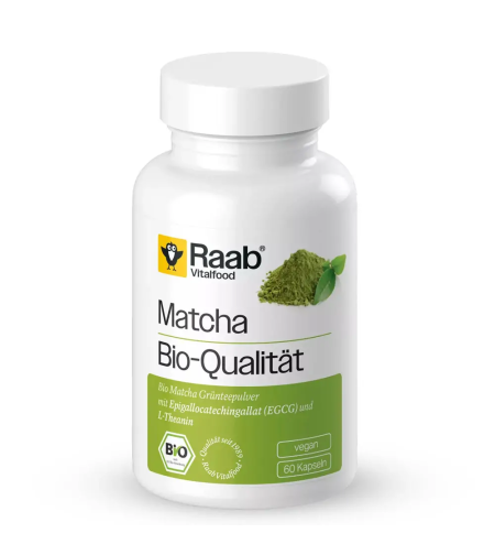 Био Матча Зелен чай х 60 капсули- Raab Vitalfood
