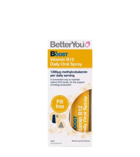 Boost Витамин В12 с хром- oрален спрей х 25мл.- BetterYou