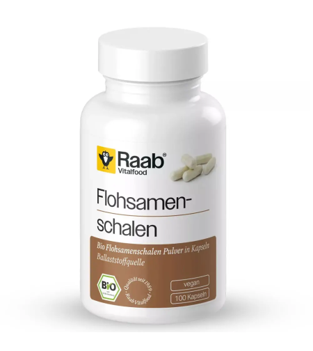 Био Псилиум Хуск 100 капсули - Raab Vitalfood