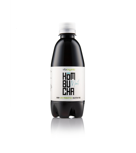 Комбуча Мента от Vita Organic - Пробиотична напитка със свеж ментов вкус