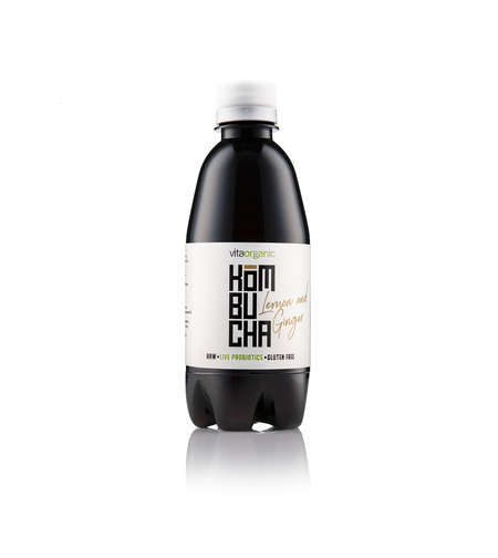 Комбуча Лимон и Джинджифил от Vita Organic – Натурална енергия с пикантен вкус и лимонена свежест