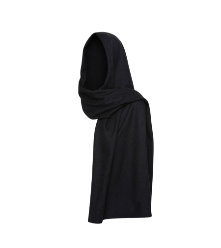 Dark-Grey Wool Wrap Scarf