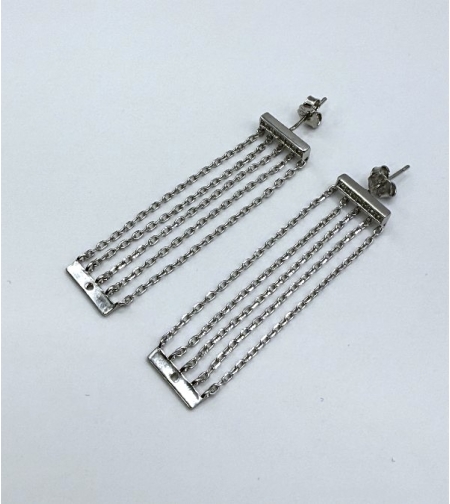 Висящи обици на щифт