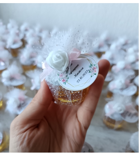 Бурканче с мед - бяла роза