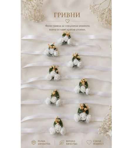 Гривни за шаферки  5
