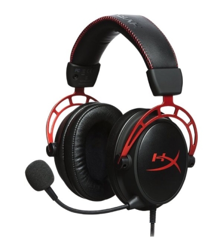 Гейминг слушалки HyperX - Cloud Alpha, червени