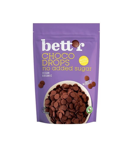 Био Капки Шоколад Без Добавена Захар, 200g, Bettr
