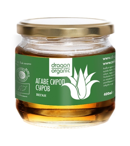 Био Сироп от Агаве, сурово, Dragon Superfoods, 400 g