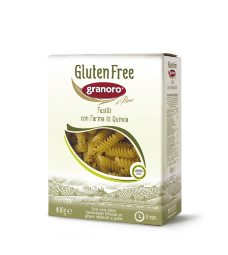 Фусили без глутен, GRANORO, 400 ГР