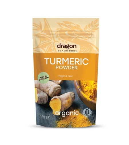 Био Куркума на прах, 150g Dragon Superfoods