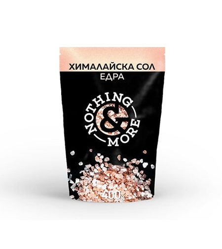 Хималайска сол едра, &NOTHING MORE, 400 г