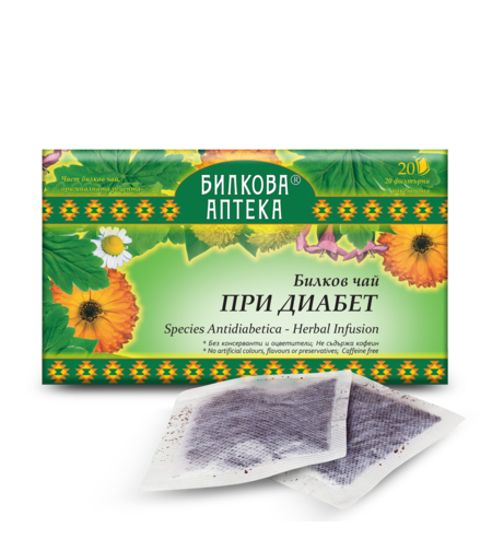 Антидиабет, 20 филтърни пакетчета, 30гр. Биохерба