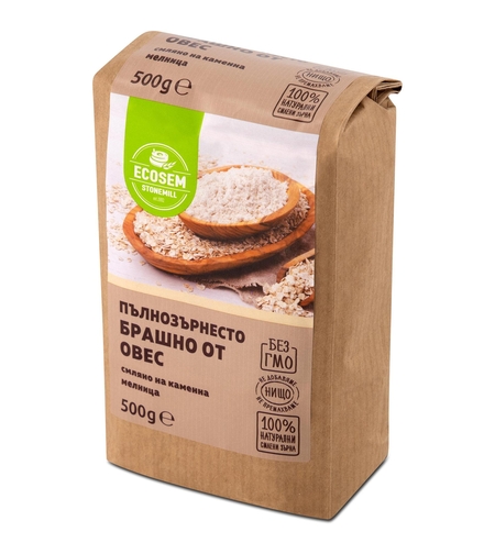 Пълнозърнесто Брашно от овес 0,5 кг