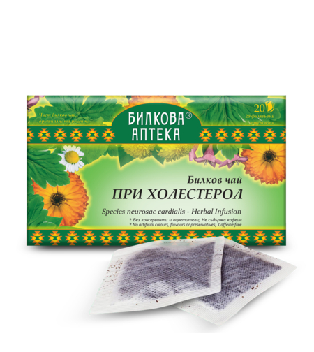 Антихолестерол, 20 филтърни пакетчета, 30 гр. Биохерба
