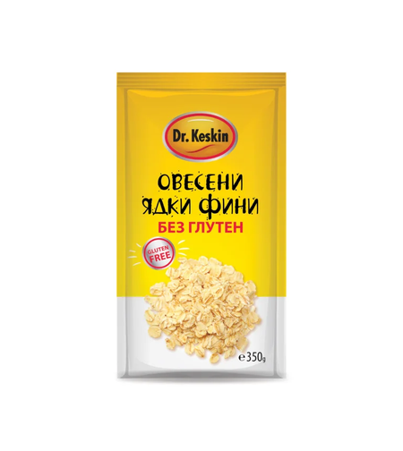 Овесени ядки, без глутен, фини, Dr. Keskin, 350 гр