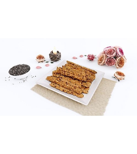 Безглутенови веган гризини със семена