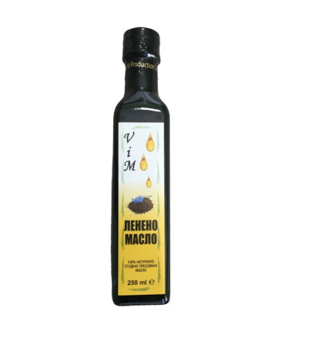 Ленено масло /студено пресовани семена лен/250ml