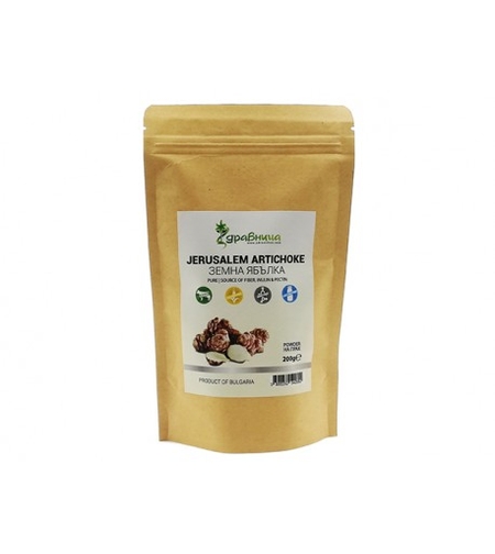 Брашно от земна ябълка (грудки на прах), Здравница, 200 гр.