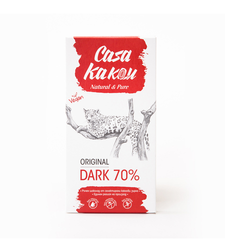 Черен шоколад Original Dark 70 % Casa Kakau