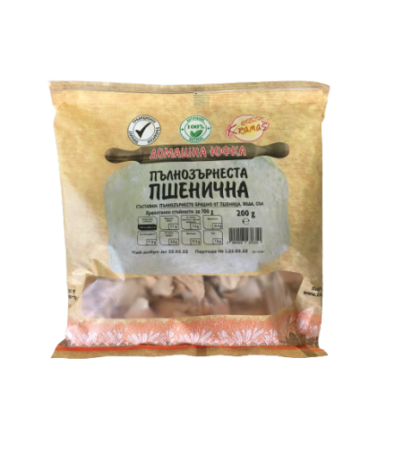 Домашна юфка пълнозърнеста - 200гр.